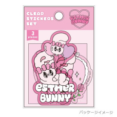 Japan Esther Bunny Clear Sticker Set - Dream