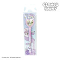 Japan Esther Bunny Mechanical Pencil - Lavender Bunny Mascot Clip Heart Locket - 1