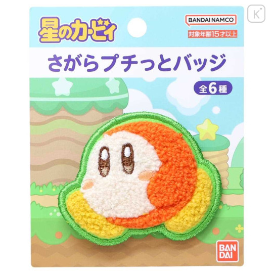 Japan Kirby Sagara Embroidery Badge - Waddle Dee : Walking - 1