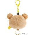 Japan San-X Plush Mascot Retractable Reel Keychain - Rilakkuma : Face - 3