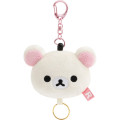 Japan San-X Plush Mascot Retractable Reel Keychain - Korilakkuma : Face - 1