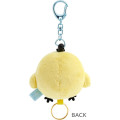 Japan San-X Plush Mascot Retractable Reel Keychain - Kiiroitori : Blue - 3