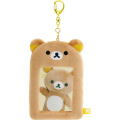 Japan San-X Fluffy Photo Keychain - Rilakkuma