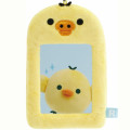 Japan San-X Fluffy Photo Keychain - Kiiroitori - 2