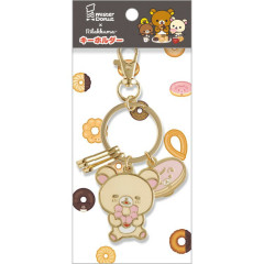 Japan San-X Mascot Smart Keychain - Korilakkuma : Mister Donut