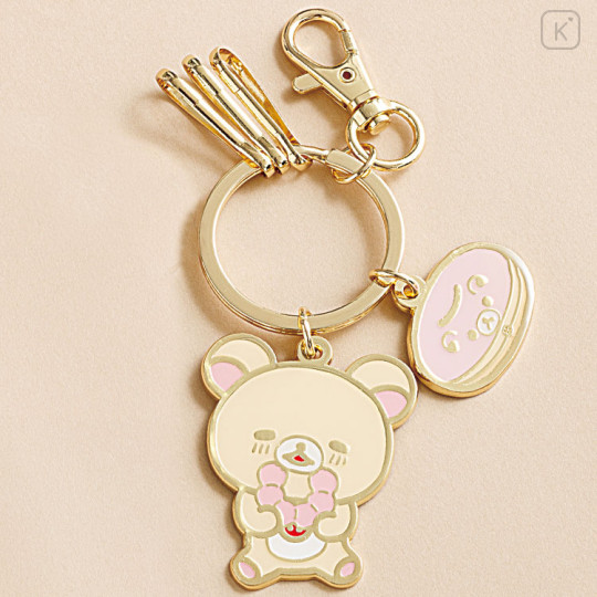 Japan San-X Mascot Smart Keychain - Korilakkuma : Mister Donut - 2