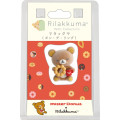 Japan San-X Petit Collection Mascot - Rilakkuma : Mister Donut Flocked - 1