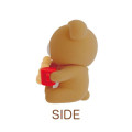 Japan San-X Petit Collection Mascot - Rilakkuma : Mister Donut Flocked - 4