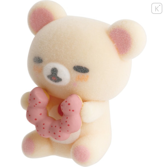 Japan San-X Petit Collection Mascot - Korilakkuma : Mister Donut Flocked - 3