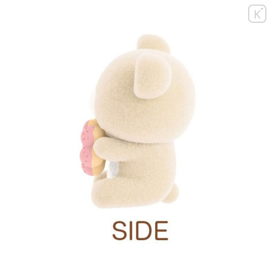 Japan San-X Petit Collection Mascot - Korilakkuma : Mister Donut Flocked - 4