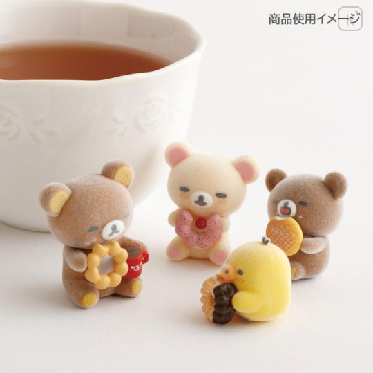 Japan San-X Petit Collection Mascot - Kiiroitori : Mister Donut Flocked - 6