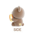 Japan San-X Petit Collection Mascot - Chairoikoguma : Mister Donut Flocked - 4