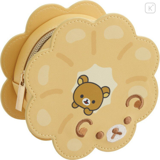 Japan San-X Cosmetic Pouch - Rilakkuma : Mister Donut Ring Donut-Shaped - 1