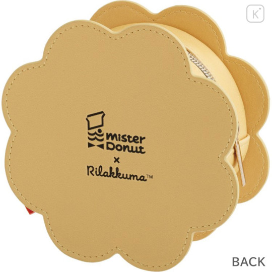 Japan San-X Cosmetic Pouch - Rilakkuma : Mister Donut Ring Donut-Shaped - 2