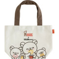 Japan San-X Mini Tote Bag - Rilakkuma : Mister Donut - 1