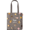 Japan San-X Tote Bag - Rilakkuma : Mister Donut Grey - 1
