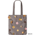 Japan San-X Tote Bag - Rilakkuma : Mister Donut Grey - 2