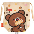 Japan San-X Drawstring Bag - Chairoikoguma & Korilakkuma : Mister Donut - 3
