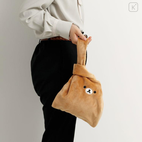 Japan San-X Mascot Plush Marche Bag - Rilakkuma - 4