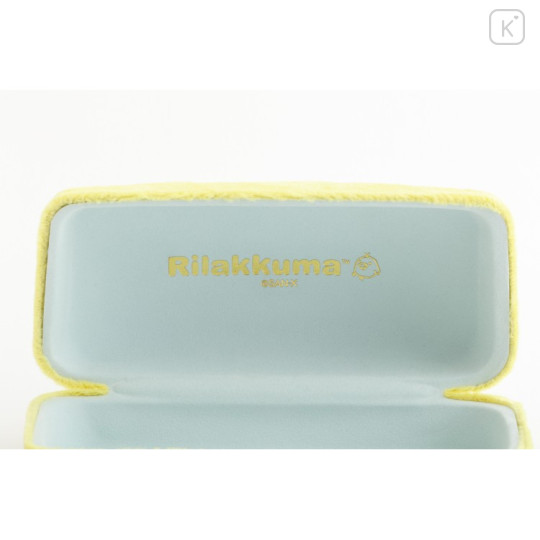 Japan San-X Plush Glasses Case - Kiiroitori - 3