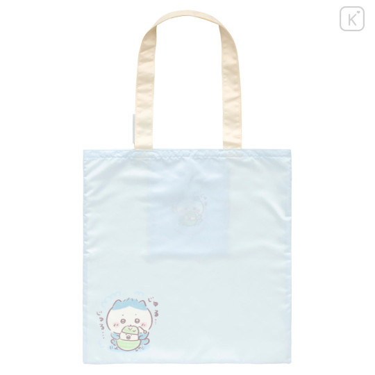 Japan Chiikawa Pocketable Eco Bag - Hachiware : Chiikawa Baby - 6