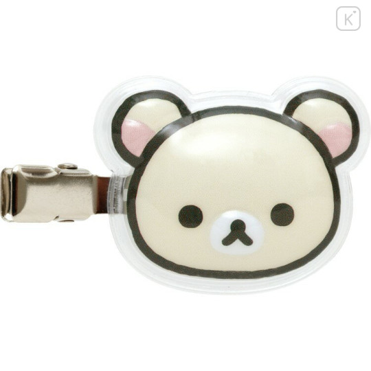 Japan San-X Acrylic Hair Clip Set - Korilakkuma : Puffy - 2