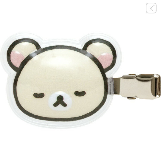 Japan San-X Acrylic Hair Clip Set - Korilakkuma : Puffy - 3