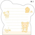 Japan San-X Die-cut Memo - Rilakkuma : Mister Donut Red - 5