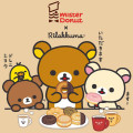 Japan San-X Die-cut Memo - Rilakkuma : Mister Donut Red - 6