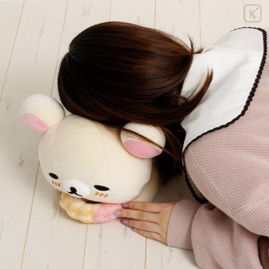 Japan San-X Die-cut Cushion - Korilakkuma : Mister Donut - 6