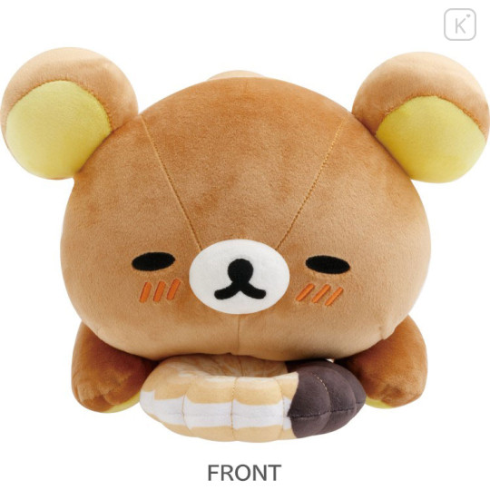 Japan San-X Die-cut Cushion - Rilakkuma : Mister Donut - 2