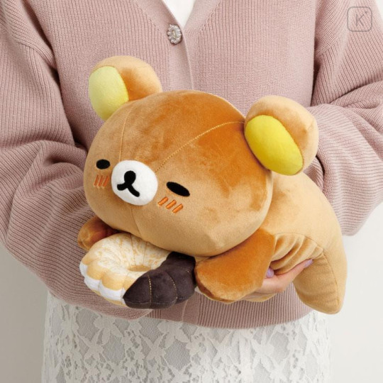 Japan San-X Die-cut Cushion - Rilakkuma : Mister Donut - 5