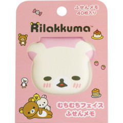 Japan San-X Sticky Notes with Squishy Cover - Korilakkuma : Blushing
