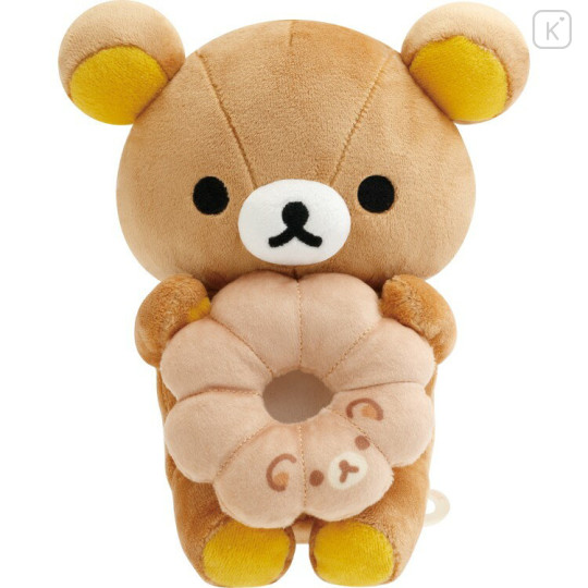 Japan San-X Plush Toy (S) - Rilakkuma : Mister Donut Standing - 1
