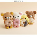 Japan San-X Plush Toy (S) - Korilakkuma : Mister Donut Standing - 6