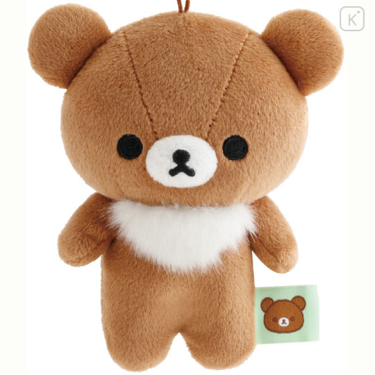 Japan San-X Mochimochi Hanging Plush - Chairoikoguma - 2