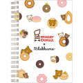 Japan San-X B6SP Notebook - Rilakkuma : Mister Donut Friends - 1