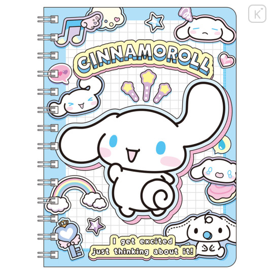 Japan Sanrio B6 Ring Notebook - Cinnamoroll - 1