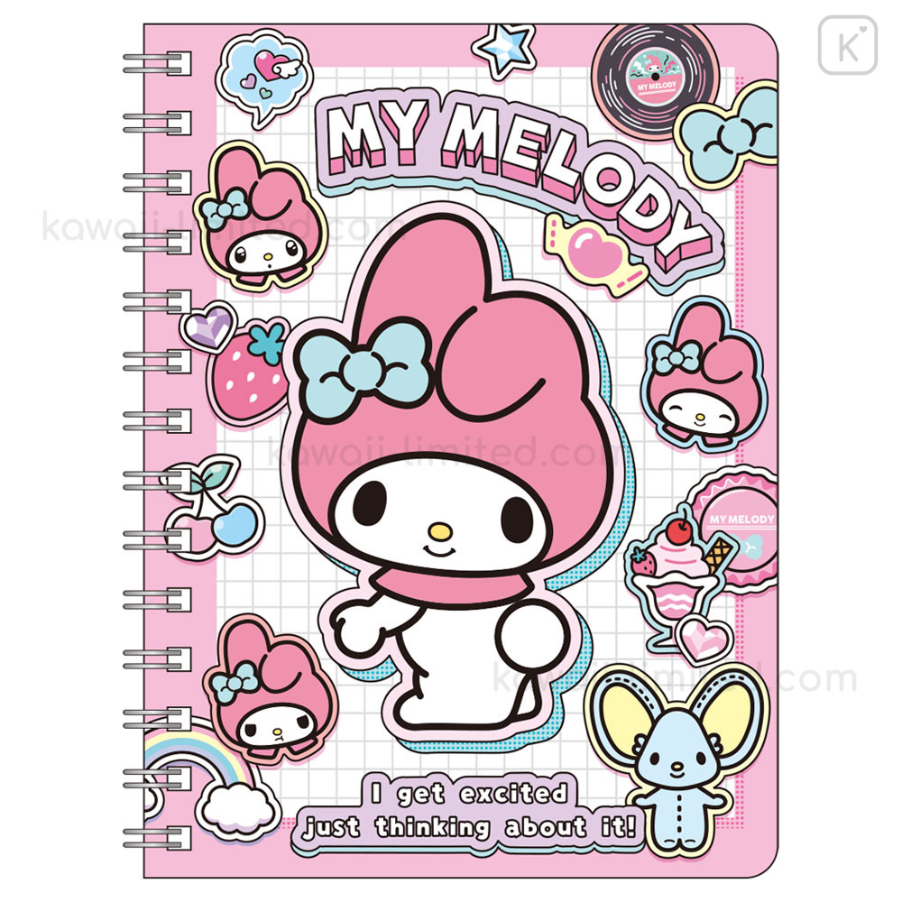 Japan Sanrio B6 Ring Notebook - My Melody | Kawaii Limited