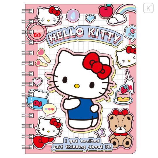 Japan Sanrio B6 Ring Notebook - Hello Kitty - 1