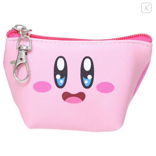Japan Kirby Triangular Mini Pouch - Kirby : Exciting Face - 1