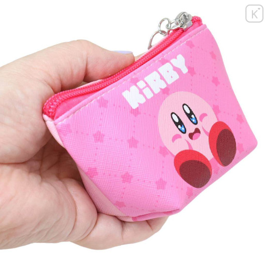 Japan Kirby Triangular Mini Pouch - Kirby : Exciting Face - 2