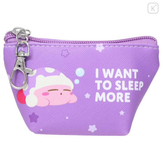 Japan Kirby Triangular Mini Pouch - Kirby : Sleep More Purple - 1