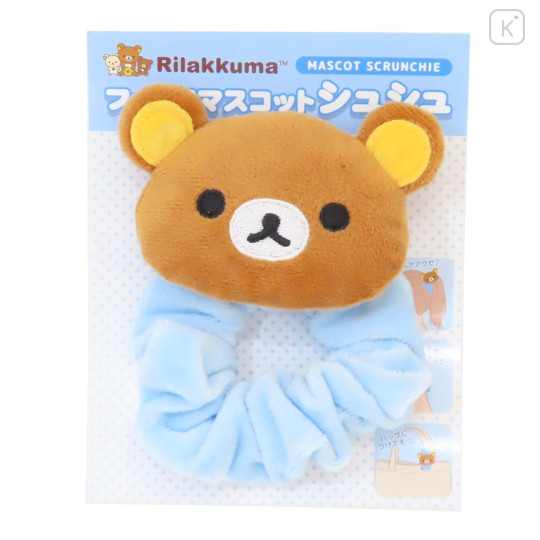 Japan San-X Mascot Scrunchie - Rilakkuma : Blue - 3