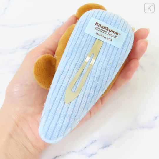 Japan San-X Big Mascot Hair Clip - Rilakkuma - 2