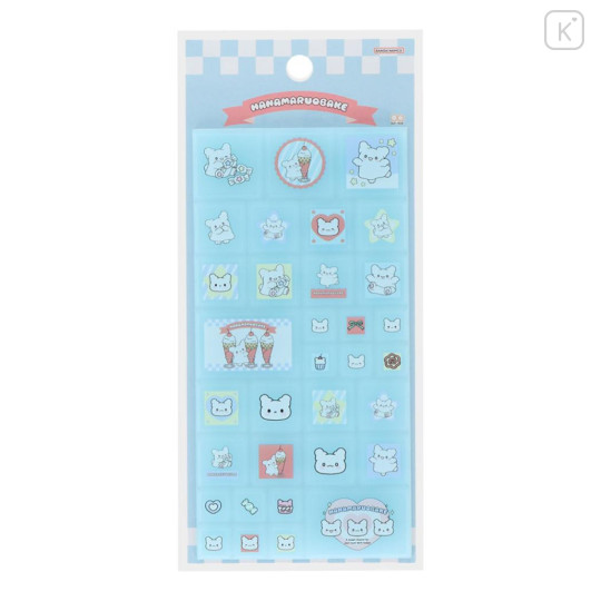 Japan Sanrio Tile Sticker - Hanamaruobake : Sweet Reward Blue - 1