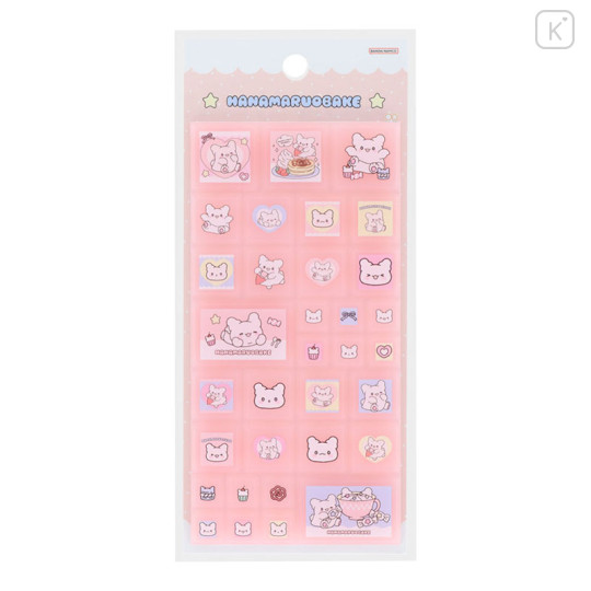 Japan Sanrio Tile Sticker - Hanamaruobake : Sweet Reward Pink - 1