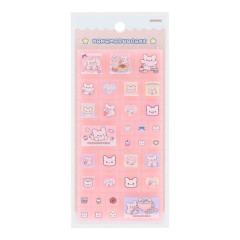 Japan Sanrio Tile Sticker - Hanamaruobake : Sweet Reward Pink