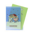 Japan Sanrio 5 Pockets A4 Index Holder - Hanamaruobake : Sweet Reward Blue - 3
