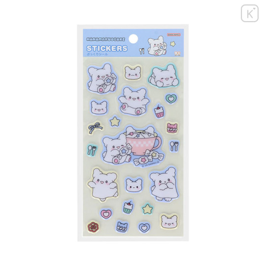 Japan Sanrio Puffy Sticker - Hanamaruobake : Sweet Reward Blue - 1